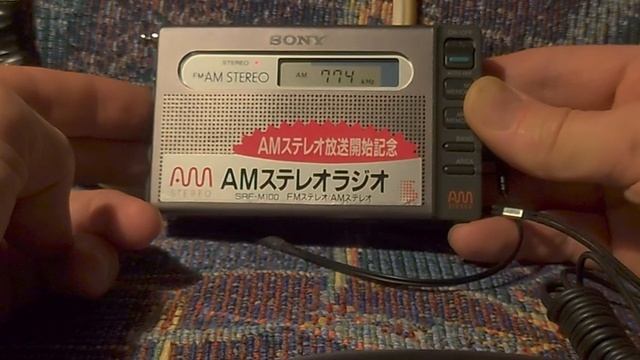 Sony SRF-M100, продолжение.