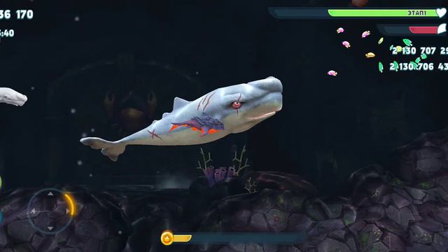 МОБИ ДИК МОНСТР В ВИДЕ КИТА! - Hungry Shark смотреть онлайн