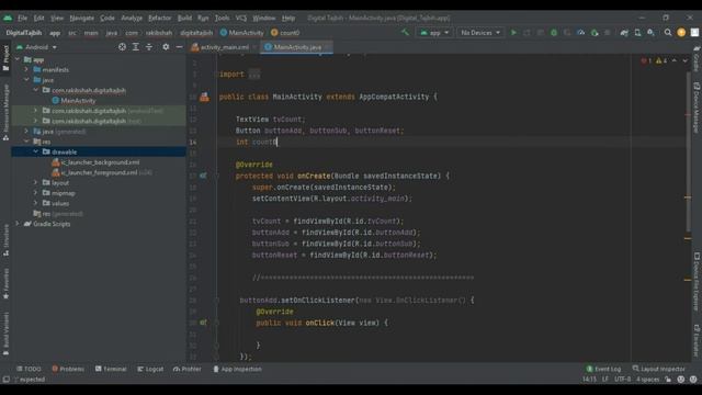 App creating with Java смотреть онлайн