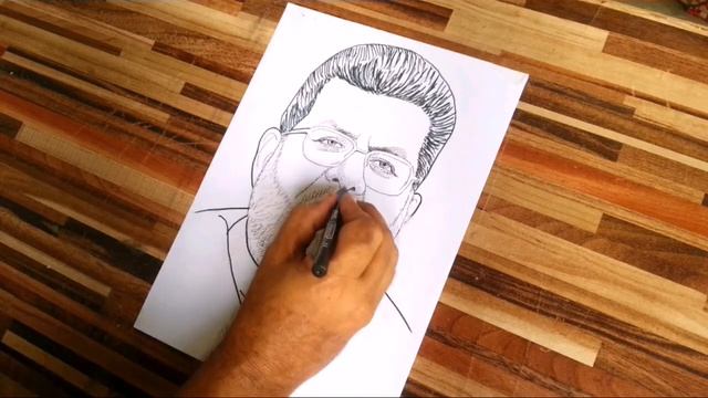 how to draw Aqeel Karim Dhedhi Pakistani Business man..Sketch by Khaliq Khan Art.. смотреть онлайн