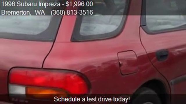 1996 Subaru Impreza L AWD 4dr Wagon for sale in Bremerton, W смотреть онлайн