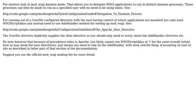 DevOps & SysAdmins: django + wsgi + suexec + userdir + apache? (2 Solutions!!) смотреть онлайн