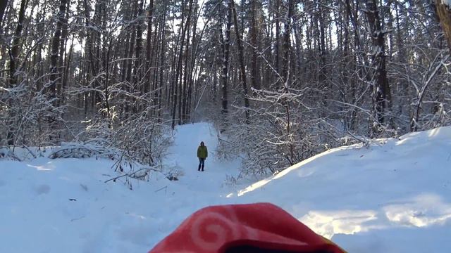 VLOG: Покатушки на санках! Классный день! Самая красивая зима! смотреть онлайн