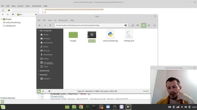 Automating SAND ANIMATION using Python & OpenCV смотреть онлайн