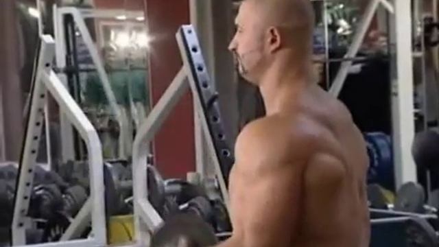 Сгибание рук со штангой стоя.mp4 смотреть онлайн
