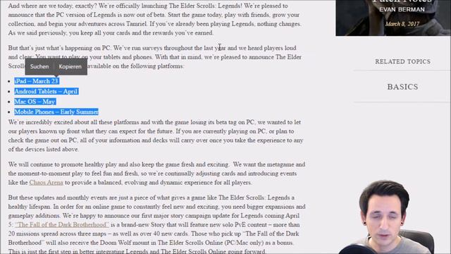 NEWS FLASH: OFFICIAL LAUNCH, NEW EXPANSION DARK BROTHERHOOD, MOBILE | The Elder Scrolls Legends Fur смотреть онлайн