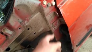 как снять переднее крыло на  hyundai getz