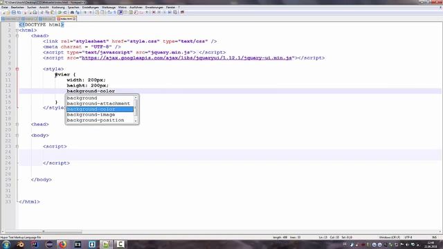 jQuery UI einbinden und nutzen - jQuery Tutorial deutsch / german #11 смотреть онлайн