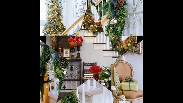 DIY room Decorations. Украшаем дом к Новому году - декор лестницы смотреть онлайн