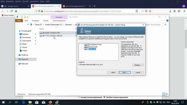 jdk 8u201 Installation unter Windows 10 deutsch смотреть онлайн