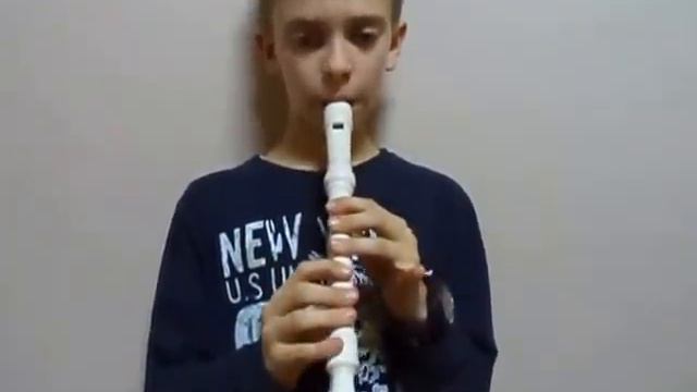 Star Wars Theme Song - block flute смотреть онлайн