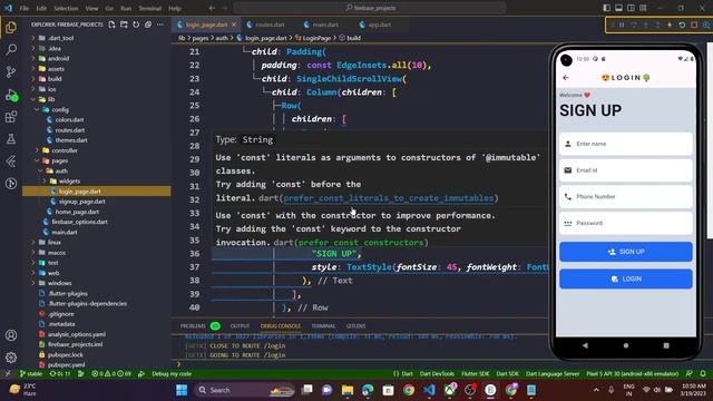 Flutter firebase Login UI | Flutter firebase with getx part 04 | Flutter hero смотреть онлайн