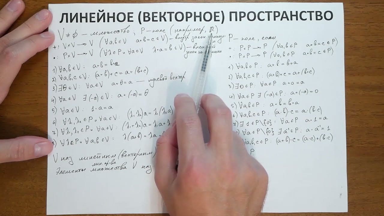 11.1. Линейное пространство смотреть онлайн