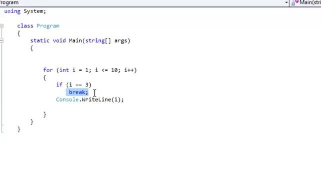 C#( continue and break ) الدرس الثامن والعشرون смотреть онлайн