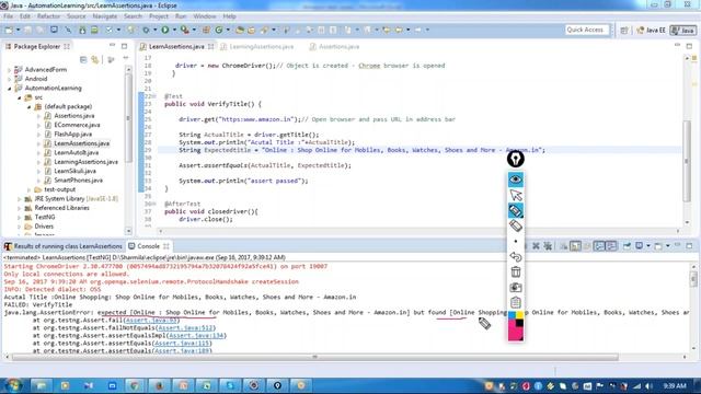 Types of Assertions in TestNG with Examples (Tutorial #1) смотреть онлайн