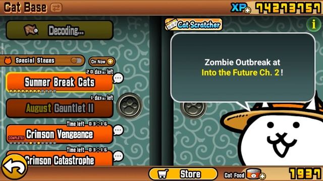 [The Battle Cats] Cat Scratcher Lottery - Summer Break Cats !!! смотреть онлайн