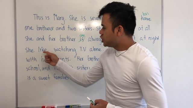 Correct Mistakes Using Present Simple/កែតម្រូវកំហុស ដោយប្រេីប្រាស់ Simple Present смотреть онлайн