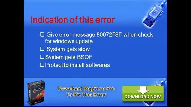 Remove windows update error code 80072F8F смотреть онлайн