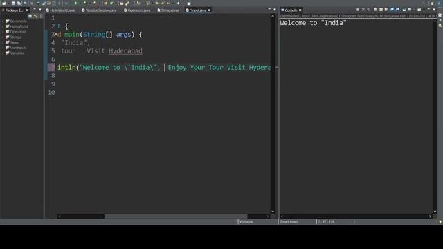 Escape Sequences in Java | Length of Escape Sequence | Java Tutorials in Telugu смотреть онлайн