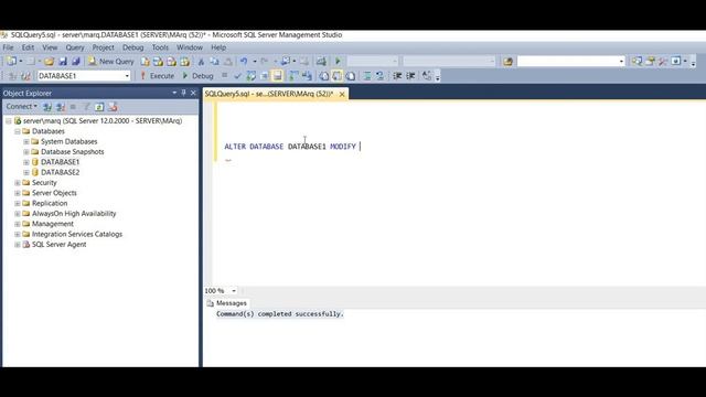 PART 2 - HOW TO CREATE, ALTER, DROP DATABASE IN SQL SERVER (HINDI) смотреть онлайн