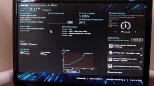 Настройка UEFI BIOS Utility - EZ Mode для установки Windows