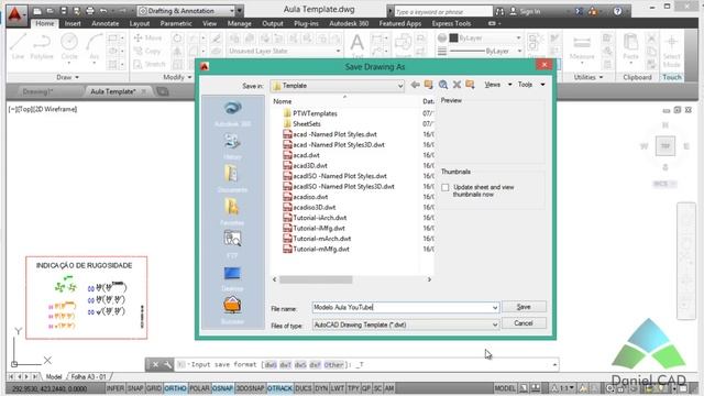 AutoCAD 2014 - Criando Template (*.dwt) смотреть онлайн