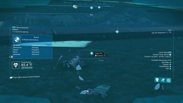 No Man's Sky sunken freighter смотреть онлайн