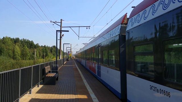 "Иволга на Дедовск" Электропоезд ЭГ2Тв-016"Иволга-1.0" ЦППК смотреть онлайн