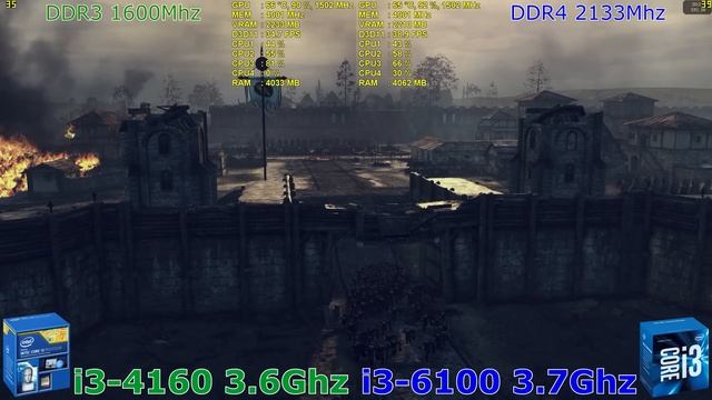 i3-4160 vs i3-6100 | GTX 970 OC | 2560 x 1440 | in 7 games смотреть онлайн