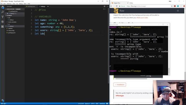 Static Type Checking In JavaScript With Flow смотреть онлайн