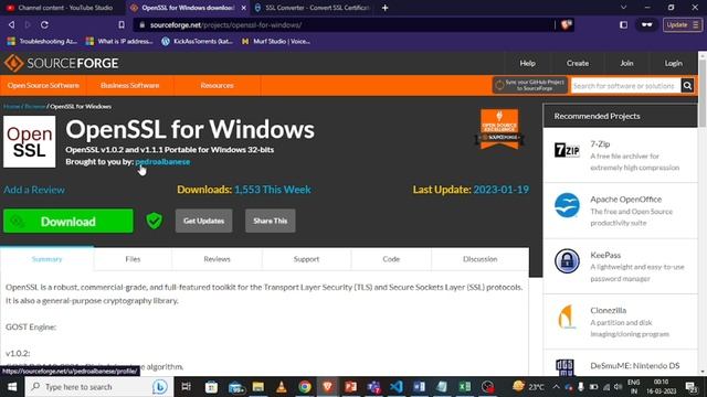 How to Convert .Crt file to .Pfx file using OpenSSL смотреть онлайн