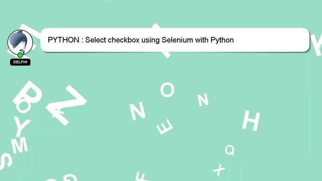 PYTHON : Select checkbox using Selenium with Python смотреть онлайн