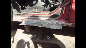 глубокий залом порога на лада-гранта ремонт самостоятельно