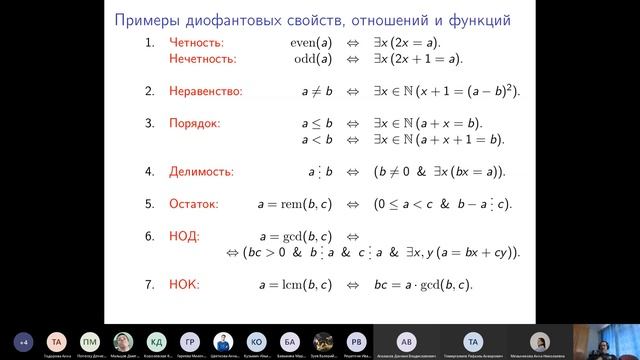Лекция 8. Диофантовы представления (Теория алгоритмов 2020) смотреть онлайн