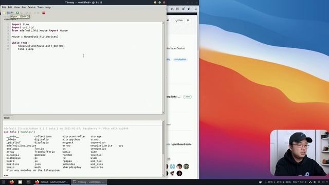 Raspberry Pi Pico - USB HID Auto Clicker with Circuit Python смотреть онлайн