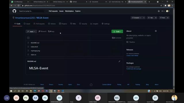 Build a Basic Portfolio using VS Code & Deploy in GitHub using Git || Aman Kesarwani смотреть онлайн