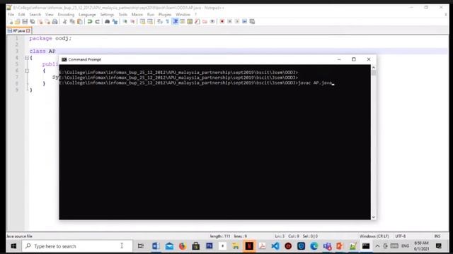 Object Oriented Development with Java || 7th Week Day 3||2021 June 1| смотреть онлайн