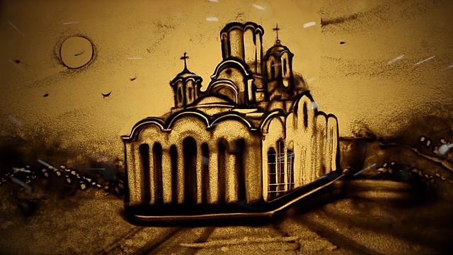 Happy Old New Year! Serbian New Year Sand Art by Kseniya Simonova смотреть онлайн