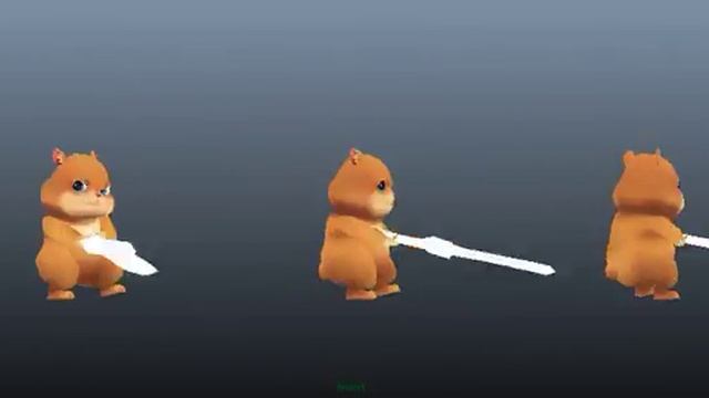 Churbles TwoHander Spin-Attack Animation смотреть онлайн