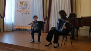 Областной конкурс "Маэстро и ученик", 2024 год
Юрий Прилепский и преподаватель Марина Тихонова