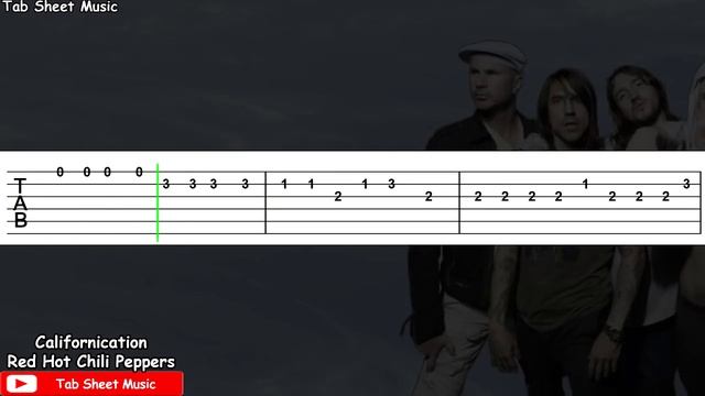 Red Hot Chili Peppers - Californication (Табулатура) Guitar Tutorial смотреть онлайн