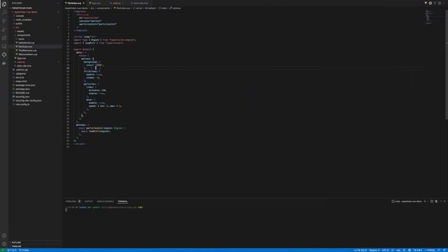 tsParticles Vue.js 3 Tutorial - How to add particles effect to any Vue.js 3 website or application смотреть онлайн