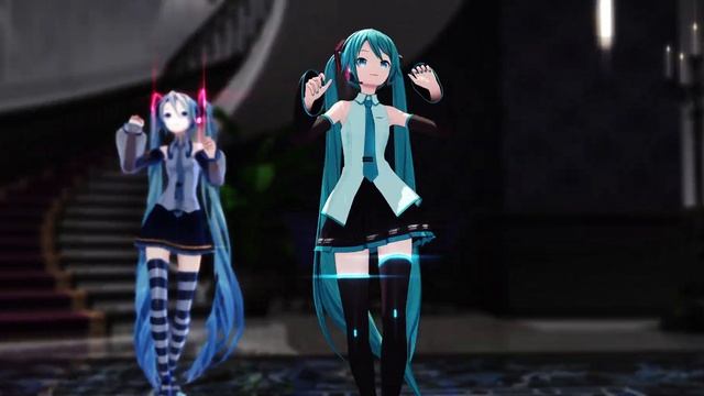 【MMD】プロセカ風初音ミクVS、REM式ミク10thで『KING』 смотреть онлайн