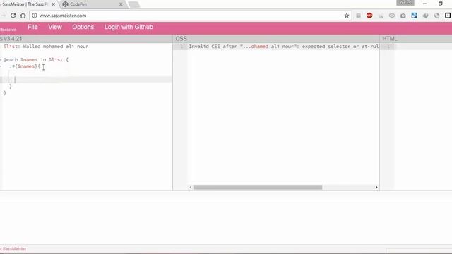 Sass Each with Lists | Sass التعامل مع التكرار فى وجود قائمة смотреть онлайн
