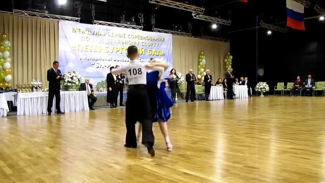 Венский вальс (Открытый класс Дети 2+1) 31.03.2018 Петербургский бал - 2018 смотреть онлайн