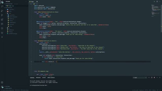 How to add Dropdowns to your Discord Bot! | Nextcord Tutorial (Part: 20) смотреть онлайн