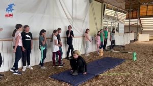 Мастер-класс по безопасным падениям с лошади