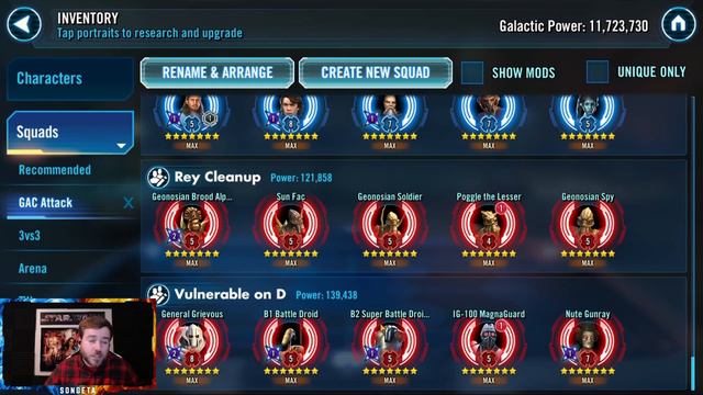 All The Best 5v5 GAC Teams For Offense, Defense, Or Both - February 2024