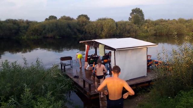 Банька на плоту Belberega.com