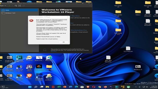 VMWARE Unsupport CPU Detect Best & Updated Solution - 2022 | Best Alternative For Vmware Workstatio